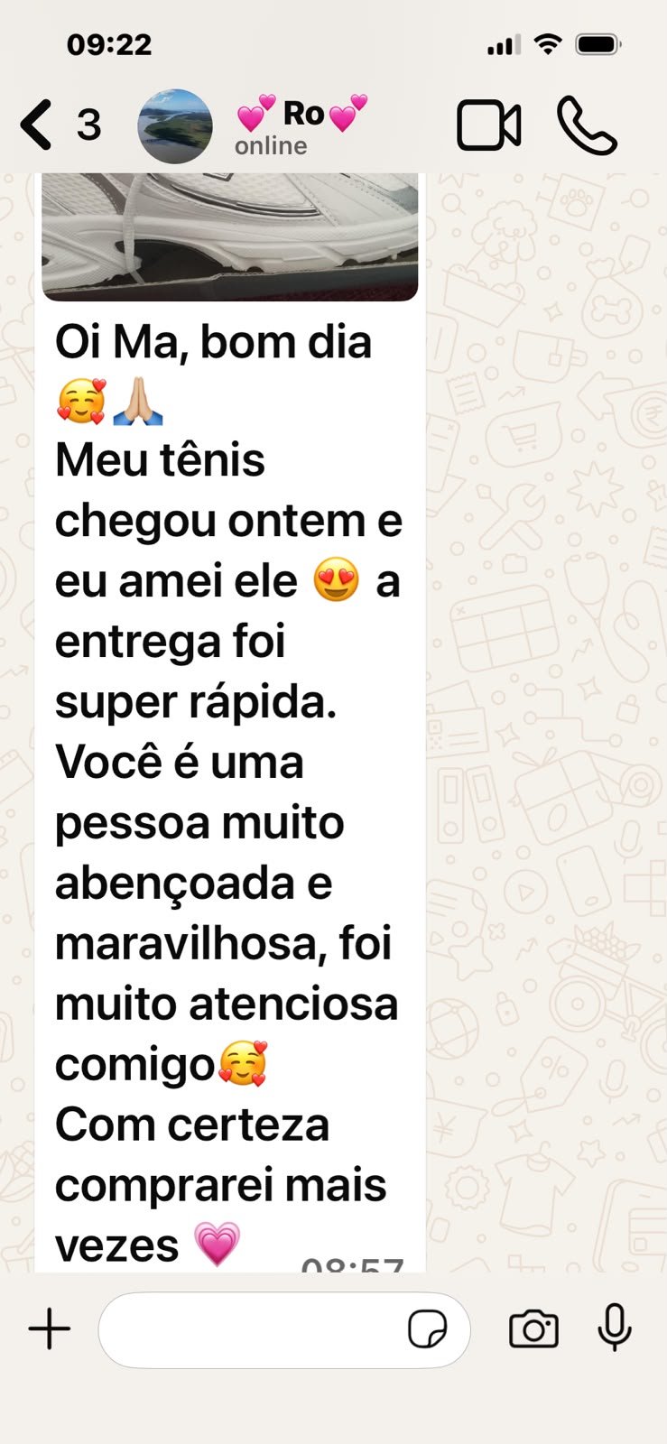 Depoimento de cliente
